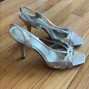 Anne Klein Silver Heels